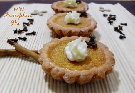 Mini Pie alla Zucca -Pumpkin pie©L.Oggivicucinocosì Mini Pie alla Zucca | Re-Cake