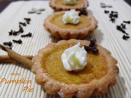 Mini Pie alla Zucca -Pumpkin pie©L.Oggivicucinocosì Mini Pie alla Zucca | Re-Cake