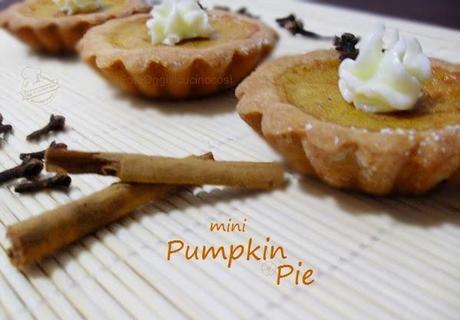 Mini Pie alla Zucca -Pumpkin pie©L.Oggivicucinocosì Mini Pie alla Zucca | Re-Cake