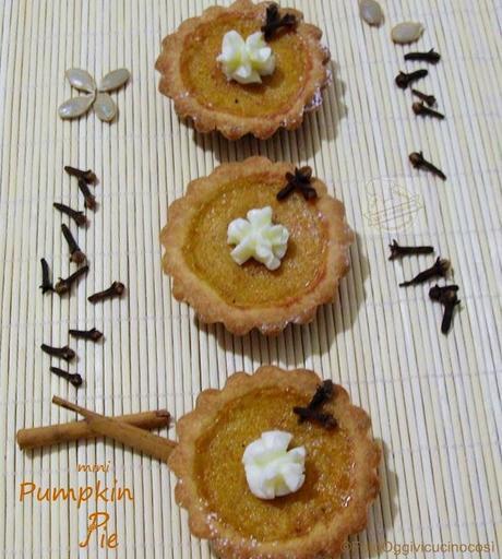 Mini Pie alla Zucca -Pumpkin pie©L.Oggivicucinocosì Mini Pie alla Zucca | Re-Cake