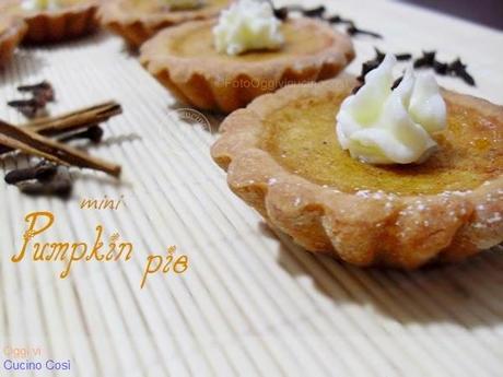 Mini Pie alla Zucca -Pumpkin pie©L.Oggivicucinocosì Mini Pie alla Zucca | Re-Cake