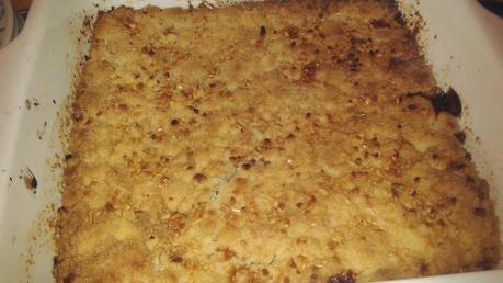 CRUMBLE DI MELE e CREMA LEGGERA alla VANIGLIA