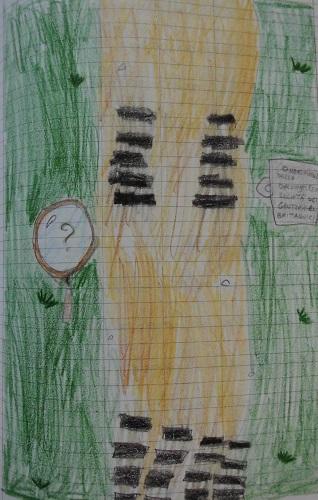 Il disegno di Camilla ispirato al libro