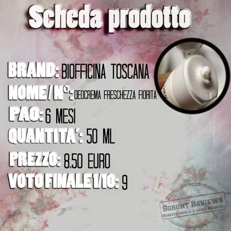 Biofficina Toscana - Deocrema Freschezza Fiorita