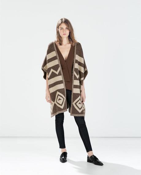 poncho zara