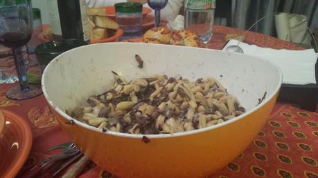 Cavatelli con trevisana e funghi