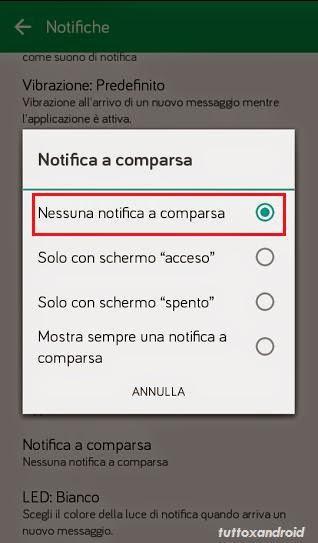 [Guida] Nascondere l'anteprima dei Messaggi Whatsapp sulla barra delle notifiche