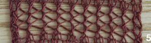 Punti traforati ai ferri: 6 varianti con spiegazioni / 6 different knitting mesh stitches with patterns