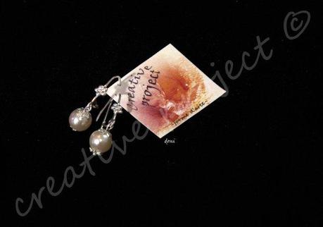 orecchini perla bianca piccola