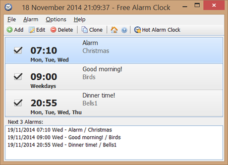 Free Alarm Clock - orario