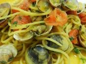 Spaghetti arselle pomodorini zafferano