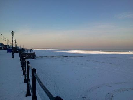 scheveningen sotto la neve