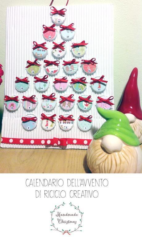 Come Creare delle Decorazioni di Natale con i Tappi di Plastica calendario dell avvento con i tappini-riciclo creativo-HC3