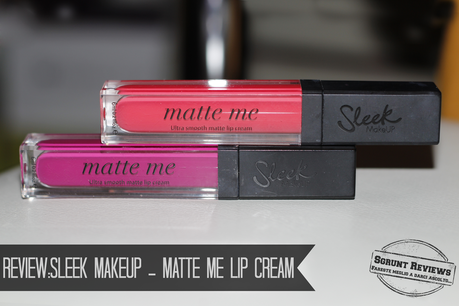 Sleek Makeup - Matte Me Lip Cream (Fandango Purple, Party Pink)