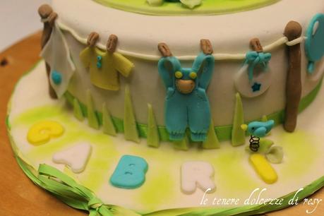 Sheep cake per un primo compleanno