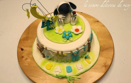 Sheep cake per un primo compleanno