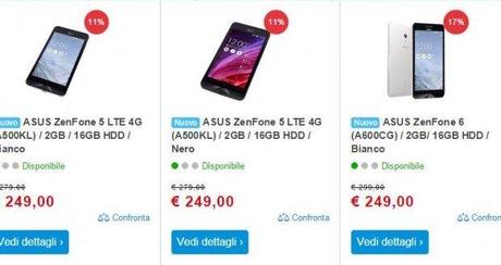 Offerta Asus ZenFone