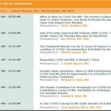 Sclerosi Multipla e CCSVI: note dal VEITH Symposium 2014