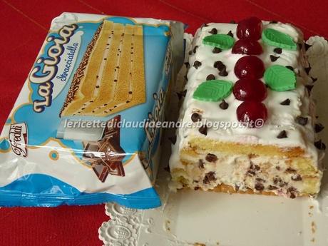 Mini cassata stracciatella con Tortino Gioia di Freddi