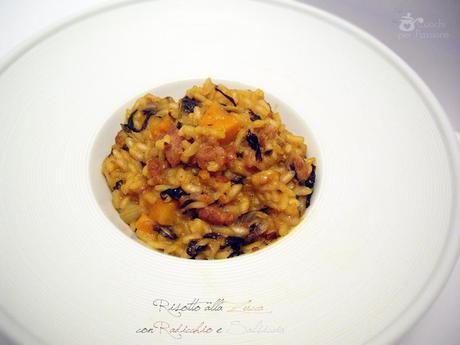 Risotto alla Zucca con Radicchio e Salsiccia