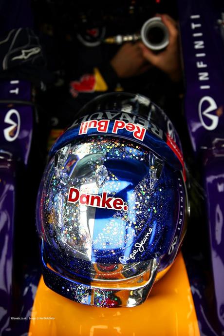 Arai GP-6 S.Vettel Abu Dhabi 2014 by Jens Munser Designs