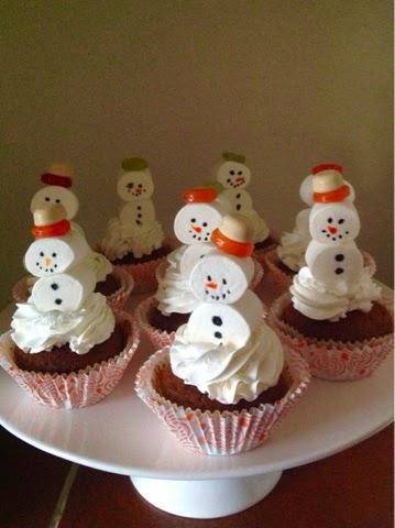 Cupcake decorati con crema al burro