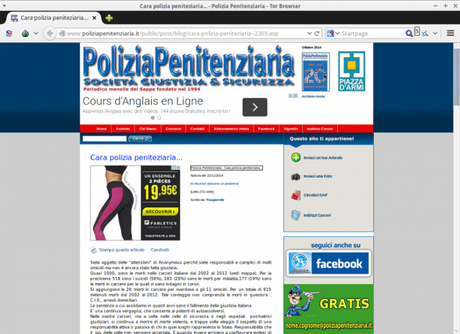 Anonymous  tanti Tango Down per la Giornata contro le violenze delle forze di Polizia