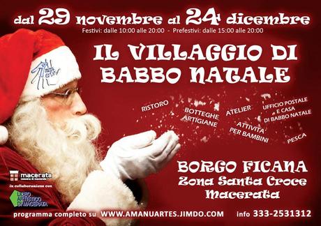 Borgo Ficana a Macerata torna a trasformarsi nel Villaggio di Babbo Natale