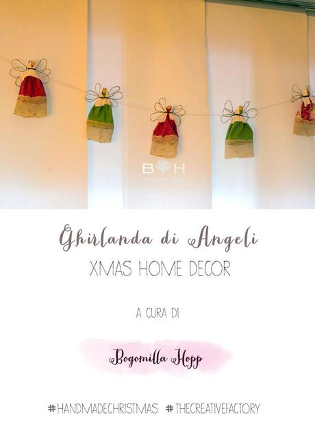 Ghirlanda di Natale con Angeli {Handmade Christmas #4}