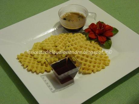 Waffle con sciroppo di acero