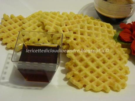 Waffle con sciroppo di acero