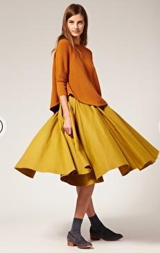 La moda anni '70: Midi skirt - waiting for Bloom