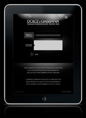 WIFI at Metropol - Dolce&Gabbana; Womenswear FW12