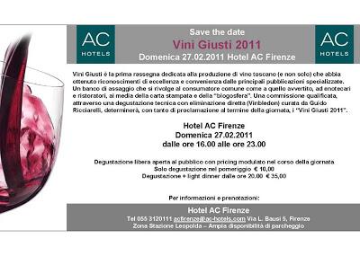 Save the date: domenica 27 febbraio torna VINI GIUSTI