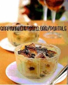 Flan di panettone e uvetta al Marsala