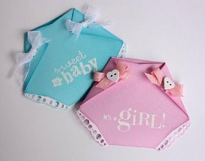 BABY CARD AZZURRO E ROSA ...