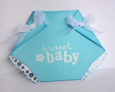 BABY CARD AZZURRO E ROSA ...