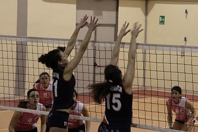 la partita di pallavolo