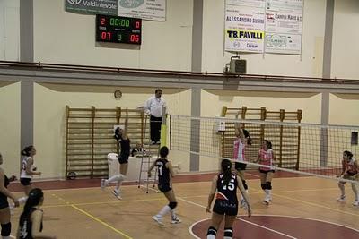 la partita di pallavolo