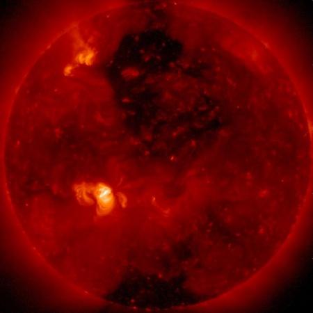Un coronal hole sul Sole