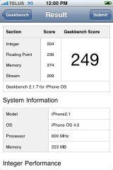 Testiamo i nostri iDevice con Geekbench 2