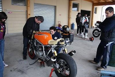 8TH JAN. 2011. ABBRUZZO CIRCUIT. BREGANZE 750 PROTOTIPO TEST. NO LAVERDA.