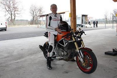 8TH JAN. 2011. ABBRUZZO CIRCUIT. BREGANZE 750 PROTOTIPO TEST. NO LAVERDA.