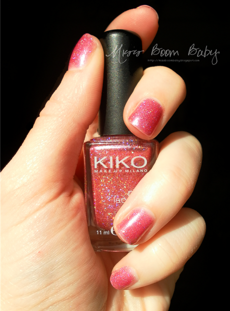 NOTD - Fuchsia Microglitter ♥