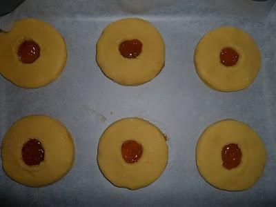 Biscuits with jam