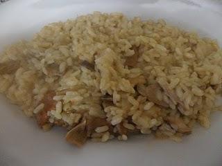 Risotto ai funghi.