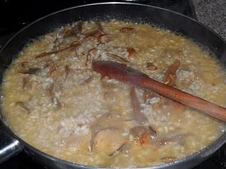 Risotto ai funghi.