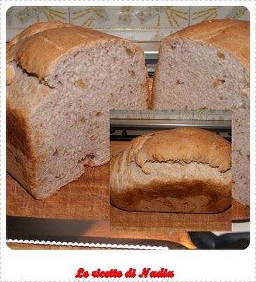 Pane rapido alle noci con Macchina del Pane