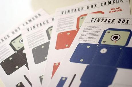 Printable Vintage Box Camera Papercraft