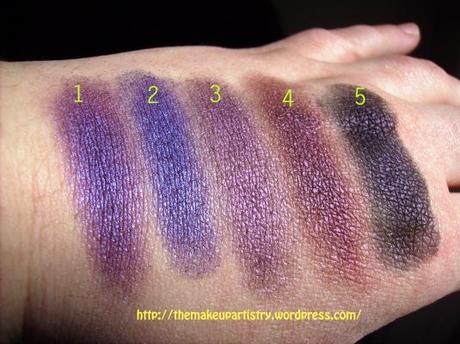 Swatches Ombretti preferiti: Kiko, Ever, Elf, L'Oreal